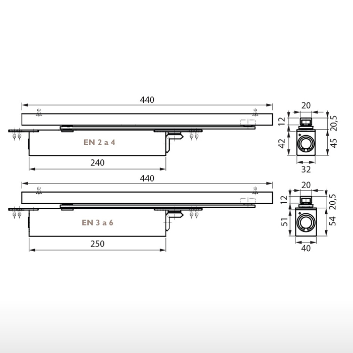 Door closer - BOXER