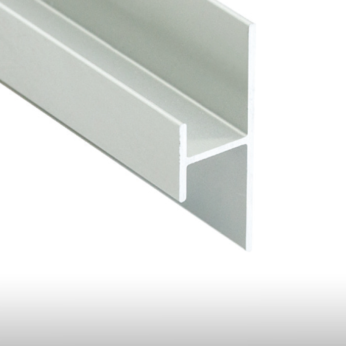 Perfil de aluminio H para paneles decorativos de pared